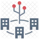 Negocios Digitales Datos Compartir Icono