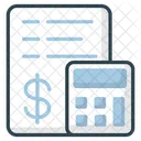 Relatorio De Orcamento Icones De Negocios E Financas Minimos Negocios Financas Icon