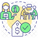 Negotiate with seller  Icon