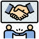 Negotiation Handshake Partnership Icon