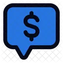 Negotiation Money Conversation Icon