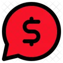 Negotiation Chat Money Icon