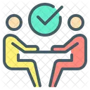 Negotiation Interview Conversation Icon