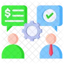 Negotiation Communication Dialog Icon