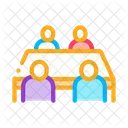 Negotiation Table Meeting Icon