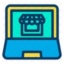 Laptop Computer E Commerce Icon