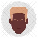 Man Negro Face Icon