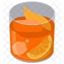 Negroni Martini Whisky Cocktail Icon