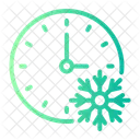 Neige Horloge Heure Icon