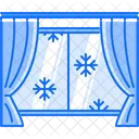 Neige Fenetre Flocon De Neige Icon