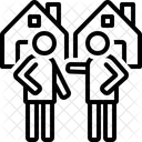 Neighborhood Nearness Closeness Icon