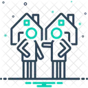 Neighborhood Nearness Closeness Icon
