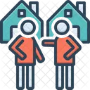 Neighborhood Nearness Closeness Icon