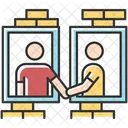 Neighbors window frames  Icon