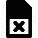 Nein Sim Entfernen Symbol