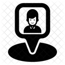 Nelle Vicinanze Posizione Dellutente Posizione Della Persona Icon