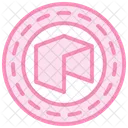 Icone De Linha Duotonica De Conformidade Com Regulamentacao De Criptografia Icon