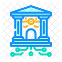 Neobanking Fintech Blockchain Symbol