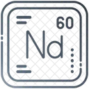 Neodimio Quimica Tabela Periodica Ícone