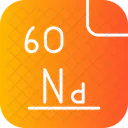 Neodimio Tabela Periodica Quimica Ícone