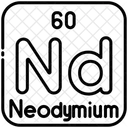 Neodimio Quimica Tabela Periodica Ícone