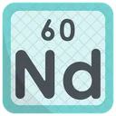 Neodym Periodensystem Chemiker Symbol