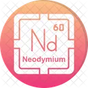 Neodymium Preodic Table Preodic Elements Icon