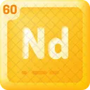 Neodymium Mendeleev Manganese Icon