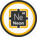 Neon Preodic Table Preodic Elements Icon