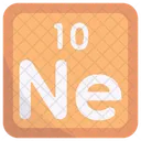 Neon Periodic Table Chemists Icon