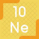 Neon Periodic Table Chemistry Icon