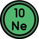 Neon Periodic Table Chemistry Icon