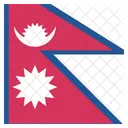 Nepal Flagge Symbol