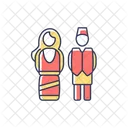 Nepal traditional costume  Icon