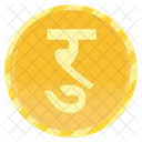 Nepalese Rupee Coin Nepalese Rupee Gold Coins Icon