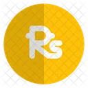 Nepalese Rupee Coin Icône