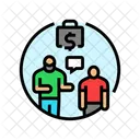 Nepotismo Favoritismo Dinero Icono