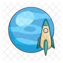 Neptune Planet Space Icon