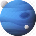 Neptune Planet Space Icon