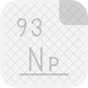 Neptunium  Symbol