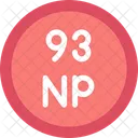 Neptunio Tabla Periodica Quimica Icon