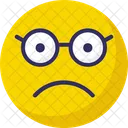 Nerd Rosto De Oculos Emoticon Ícone