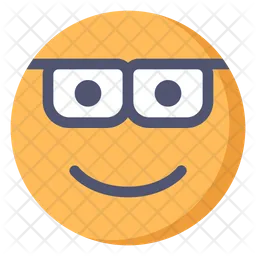 Nerd Emoji Ícone