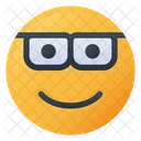 Nerd Face Emoji Icon