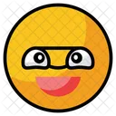 Nerd Happy Face Icon