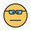 Nerd Emoji Face Icon