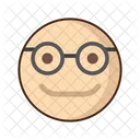 Nerd Emoji Amazed Icon