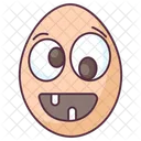 Edible Nerd Egg Egg Shell Icon