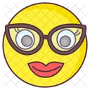 Emoji nerd  Icono