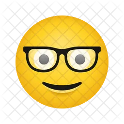 Nerd Face Emoji Icon